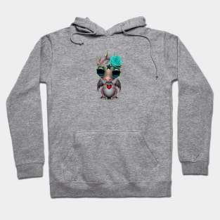 Day of the Dead Sugar Skull Baby Dragon Hoodie